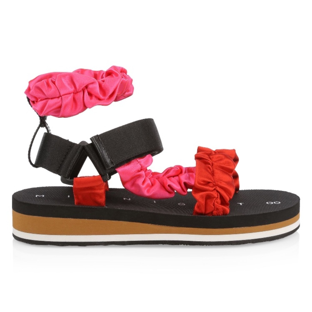 Midnight 00 Ruched Ankle Wrap